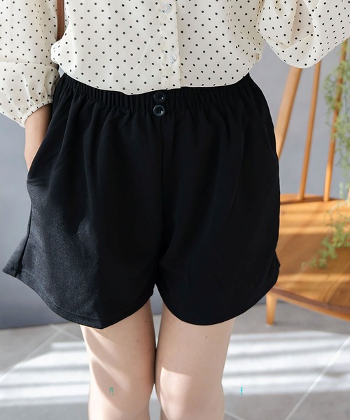 Asterellivi（アステレリビ）の「ショートパンツ（その他パンツ・レディース・ベージュ/ブラック・M/L/XL）」の15枚目の写真