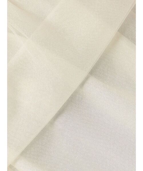 CALNAMUR（カルナムール）の「2WAY LAYERED TAPE RIBBON TULLE TUNIC/2WAYレイヤードテープリボンチュールチュニック（シャツ/ブラウス・レディース・イエロー/オフホワイト/グレー・FREE）」の10枚目の写真