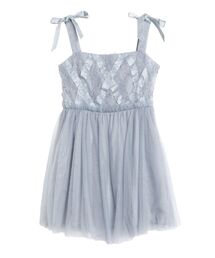 CALNAMUR | 2WAY LAYERED TAPE RIBBON TULLE TUNIC/2WAYレイヤードテープリボンチュールチュニック(シャツ/ブラウス)