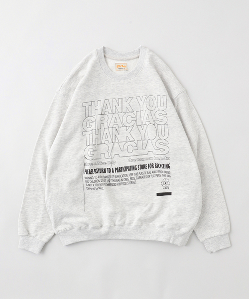 JOURNAL STANDARD(ジャーナルスタンダード)の「【MALL/モール】シシュウ スウェット(スウェット・メンズ・オートミール/アイボリー・MEDIUM/LARGE)」の2枚目の写真