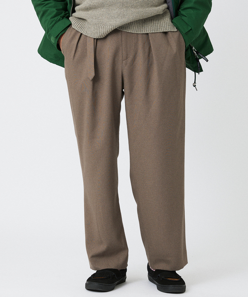 JOURNAL STANDARD relume（ジャーナルスタンダード　レリューム）の「LANATEC ウォッシャブル ベルテッドスラックス（スラックス・メンズ・ブラック/グレー/タン・MEDIUM/LARGE）」の3枚目の写真