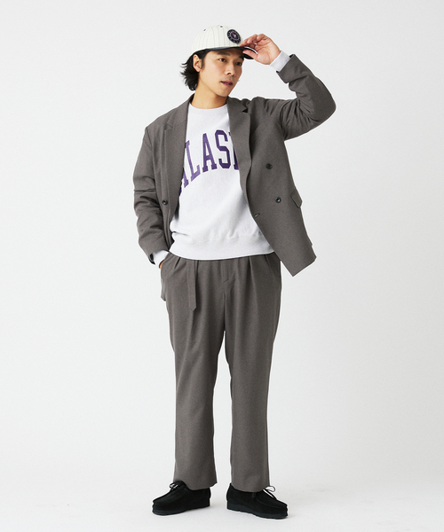 JOURNAL STANDARD relume（ジャーナルスタンダード　レリューム）の「LANATEC ウォッシャブル ベルテッドスラックス（スラックス・メンズ・ブラック/グレー/タン・MEDIUM/LARGE）」の13枚目の写真