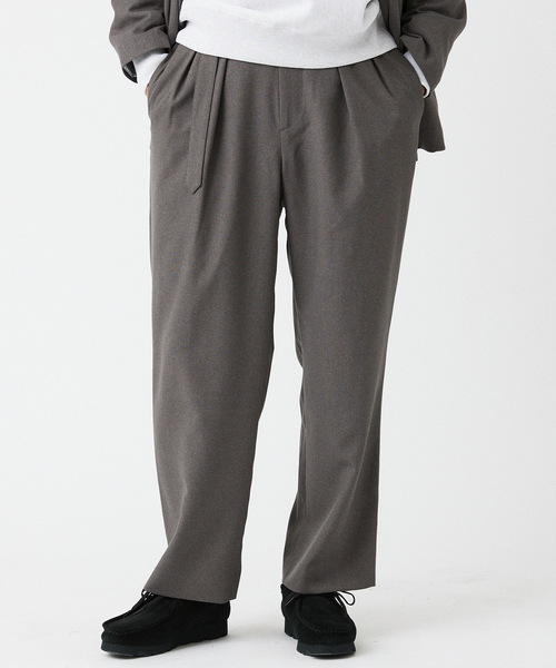 JOURNAL STANDARD relume（ジャーナルスタンダード　レリューム）の「LANATEC ウォッシャブル ベルテッドスラックス（スラックス・メンズ・ブラック/グレー/タン・MEDIUM/LARGE）」の9枚目の写真