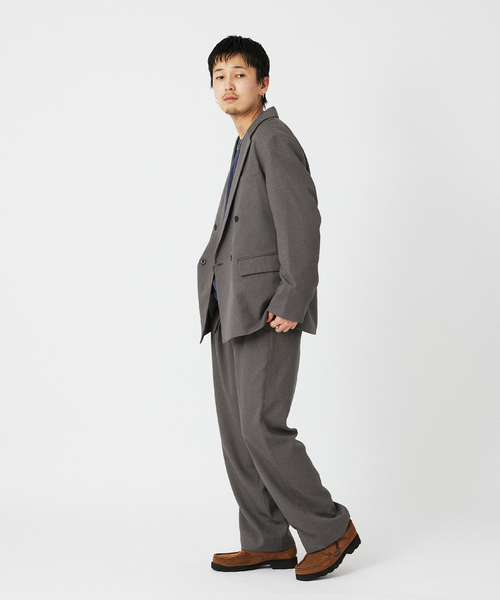 JOURNAL STANDARD relume（ジャーナルスタンダード　レリューム）の「LANATEC ウォッシャブル ベルテッドスラックス（スラックス・メンズ・ブラック/グレー/タン・MEDIUM/LARGE）」の5枚目の写真