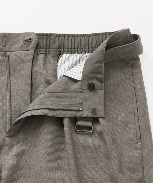 JOURNAL STANDARD relume（ジャーナルスタンダード　レリューム）の「LANATEC ウォッシャブル ベルテッドスラックス（スラックス・メンズ・ブラック/グレー/タン・MEDIUM/LARGE）」の18枚目の写真