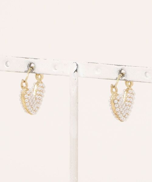 Anthe(アンテ)の「【Anthe】ハートピアス / ant-00009(ピアス(両耳用)・レディース・ブラック/レッド/ホワイト/レオパード・FREE)」の5枚目の写真