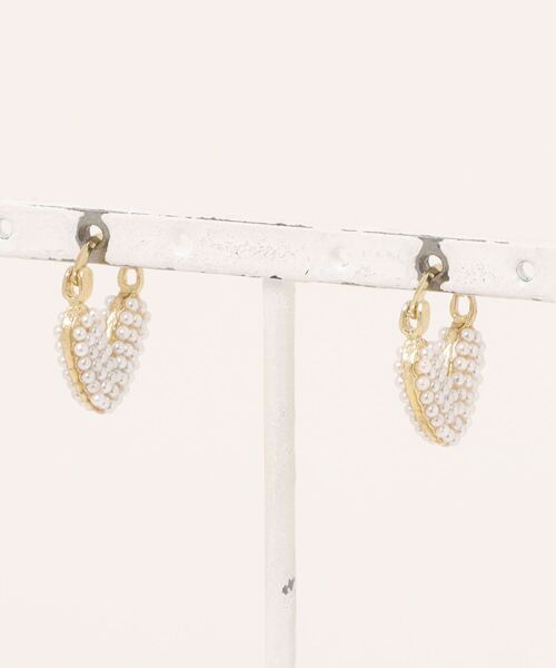 Anthe(アンテ)の「【Anthe】ハートピアス / ant-00009(ピアス(両耳用)・レディース・ブラック/レッド/ホワイト/レオパード・FREE)」の6枚目の写真
