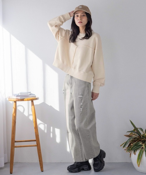 セール】ピグメントリメイクウラケプルオーバー 293629