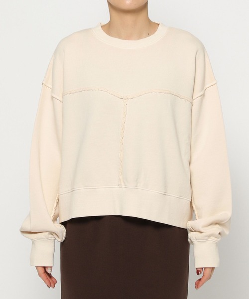 LOWRYS FARM(ローリーズファーム)の「ピグメントリメイクウラケプルオーバー 293629(スウェット・レディース・ブラック/ピンク/アイボリー・FREE)」の18枚目の写真