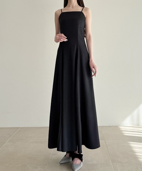 ワンピース 3094 yoshimi セール】【取り外し可能カップ付き】バッククロスリブキャミ