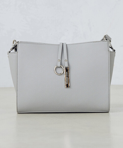 MONO　COMME CA（モノコムサ）の「ロゴプレートミニショルダー（ショルダーバッグ・レディース・ブラック/グレー・FREE）」の20枚目の写真