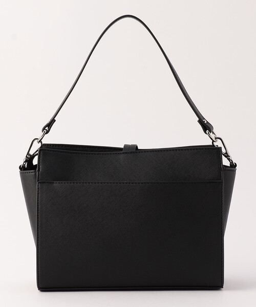 MONO　COMME CA（モノコムサ）の「ロゴプレートミニショルダー（ショルダーバッグ・レディース・ブラック/グレー・FREE）」の16枚目の写真