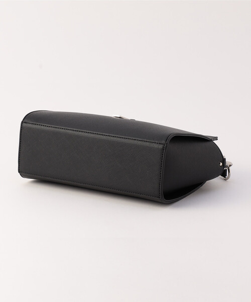 MONO　COMME CA（モノコムサ）の「ロゴプレートミニショルダー（ショルダーバッグ・レディース・ブラック/グレー・FREE）」の10枚目の写真