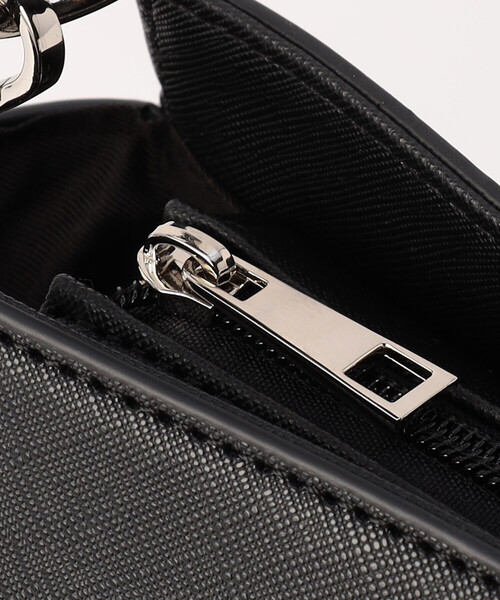 MONO　COMME CA（モノコムサ）の「ロゴプレートミニショルダー（ショルダーバッグ・レディース・ブラック/グレー・FREE）」の14枚目の写真