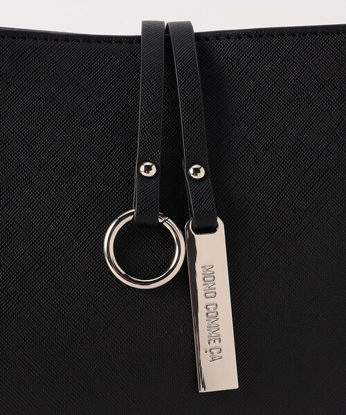 MONO　COMME CA（モノコムサ）の「ロゴプレートミニショルダー（ショルダーバッグ・レディース・ブラック/グレー・FREE）」の15枚目の写真