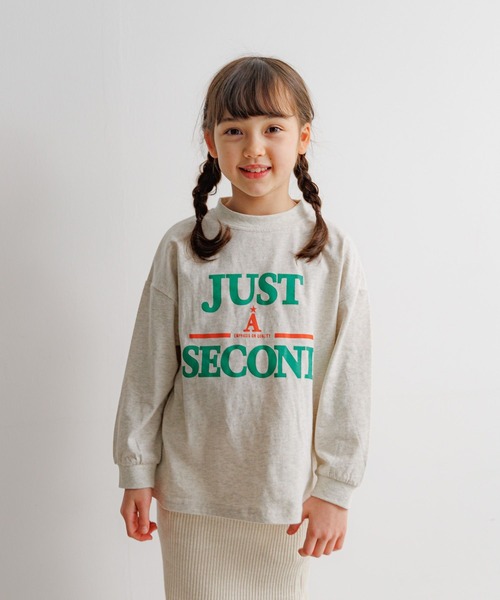 BAYFLOW（ベイフロー）の「[綿100%]アソートプリントBIGロンT(KIDS)（Tシャツ/カットソー・キッズ・オレンジ/アイボリー/ブルー・110cm/120cm/130cm/140cm/150cm）」の16枚目の写真