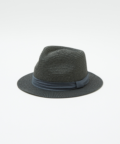 Ruben（ルーベン）の「【RUBEN/ルーベン】 TWOTONE FLAT HAT/ツートンフラットハット/フェドラハット/ユニセックス（ハット・メンズ・ブラック/ベージュ/グレー・フリー）」の8枚目の写真