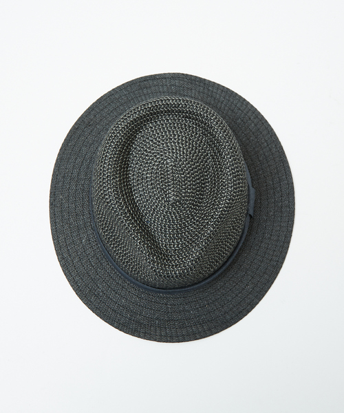 Ruben（ルーベン）の「【RUBEN/ルーベン】 TWOTONE FLAT HAT/ツートンフラットハット/フェドラハット/ユニセックス（ハット・メンズ・ブラック/ベージュ/グレー・フリー）」の9枚目の写真