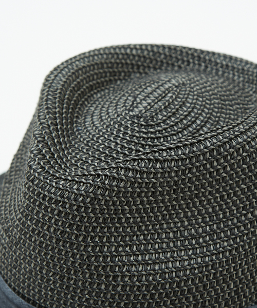 Ruben（ルーベン）の「【RUBEN/ルーベン】 TWOTONE FLAT HAT/ツートンフラットハット/フェドラハット/ユニセックス（ハット・メンズ・ブラック/ベージュ/グレー・フリー）」の11枚目の写真