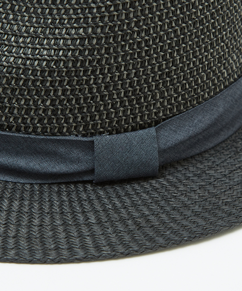 Ruben（ルーベン）の「【RUBEN/ルーベン】 TWOTONE FLAT HAT/ツートンフラットハット/フェドラハット/ユニセックス（ハット・メンズ・ブラック/ベージュ/グレー・フリー）」の12枚目の写真