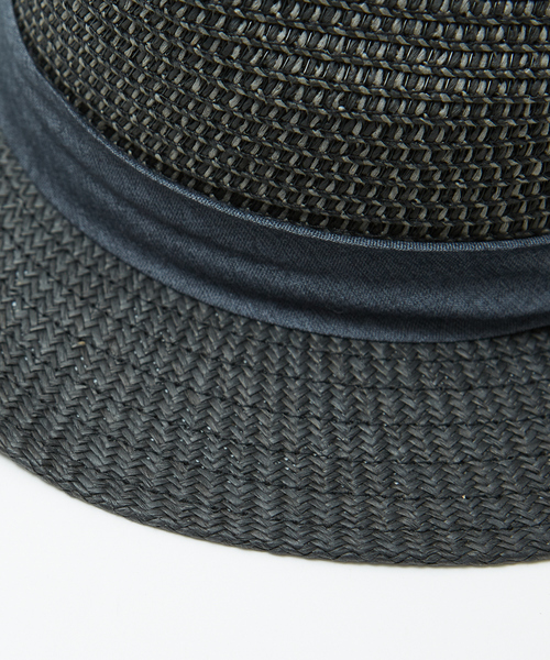 Ruben（ルーベン）の「【RUBEN/ルーベン】 TWOTONE FLAT HAT/ツートンフラットハット/フェドラハット/ユニセックス（ハット・メンズ・ブラック/ベージュ/グレー・フリー）」の13枚目の写真