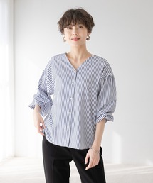 Elura | アイロンいらずVネックシャツ/253569(シャツ/ブラウス)