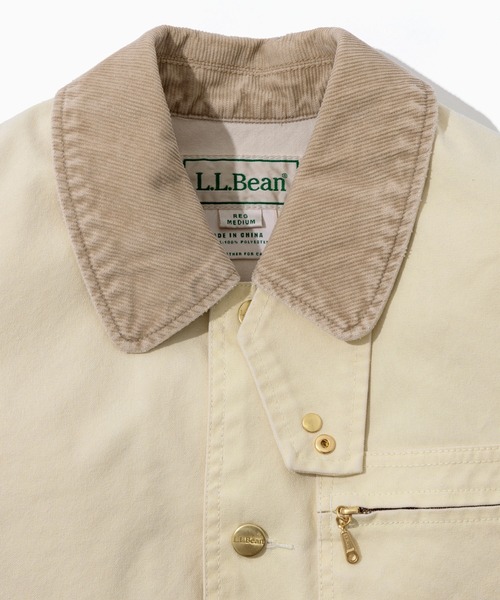 L.L.Bean（エルエルビーン）の「【JAPAN EDITION】プロスペクト・ハーバー・フィールド・コート（その他アウター・レディース・ライトブルー/グレイッシュベージュ/イエロー系・MEDIUM）」の17枚目の写真