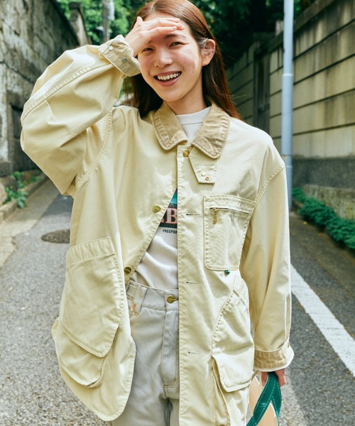 L.L.Bean（エルエルビーン）の「【JAPAN EDITION】プロスペクト・ハーバー・フィールド・コート（その他アウター・レディース・ライトブルー/グレイッシュベージュ/イエロー系・MEDIUM）」の20枚目の写真