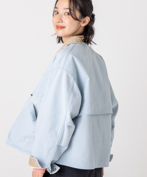 L.L.Bean（エルエルビーン）の「【JAPAN EDITION】プロスペクト・ハーバー・フィールド・コート（その他アウター・レディース・ライトブルー/グレイッシュベージュ/イエロー系・MEDIUM）」の10枚目の写真