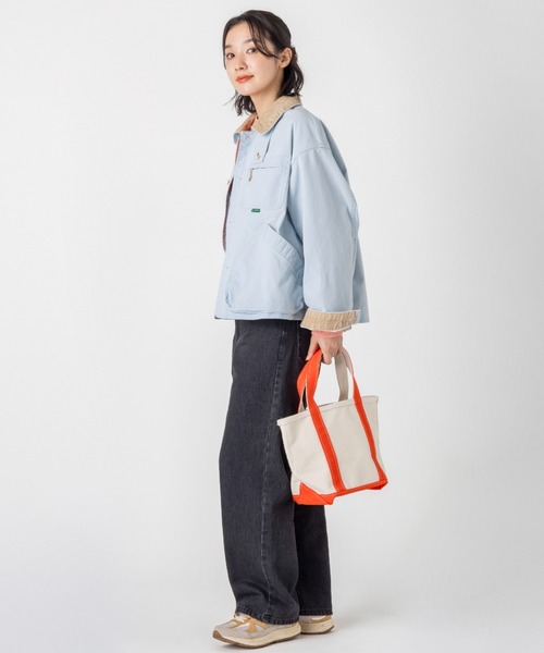 L.L.Bean（エルエルビーン）の「【JAPAN EDITION】プロスペクト・ハーバー・フィールド・コート（その他アウター・レディース・ライトブルー/グレイッシュベージュ/イエロー系・MEDIUM）」の14枚目の写真