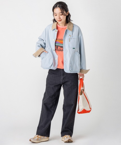 L.L.Bean（エルエルビーン）の「【JAPAN EDITION】プロスペクト・ハーバー・フィールド・コート（その他アウター・レディース・ライトブルー/グレイッシュベージュ/イエロー系・MEDIUM）」の13枚目の写真