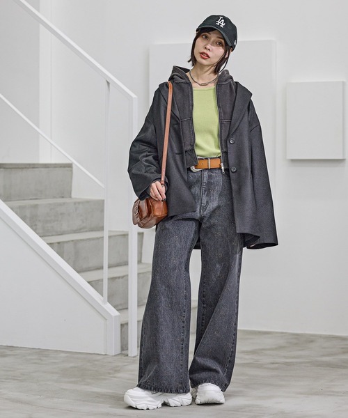 PAGEBOY（ページボーイ）の「スタッズベルトショルダー（ショルダーバッグ・レディース・ベージュ/ブラック・FREE）」の9枚目の写真