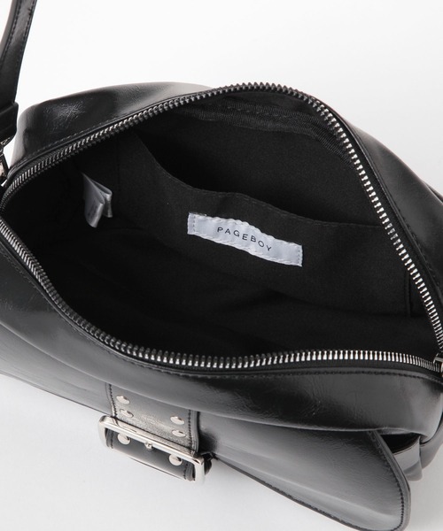 PAGEBOY（ページボーイ）の「スタッズベルトショルダー（ショルダーバッグ・レディース・ベージュ/ブラック・FREE）」の10枚目の写真