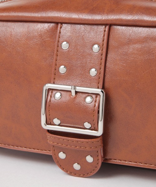 PAGEBOY（ページボーイ）の「スタッズベルトショルダー（ショルダーバッグ・レディース・ベージュ/ブラック・FREE）」の16枚目の写真