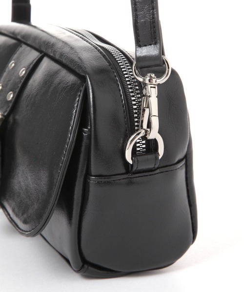 PAGEBOY（ページボーイ）の「スタッズベルトショルダー（ショルダーバッグ・レディース・ベージュ/ブラック・FREE）」の11枚目の写真