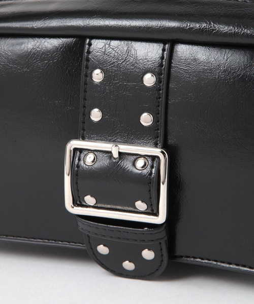 PAGEBOY（ページボーイ）の「スタッズベルトショルダー（ショルダーバッグ・レディース・ベージュ/ブラック・FREE）」の12枚目の写真