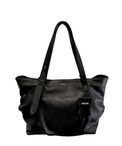 DECADE(ディケイド)の「オイルドカウレザー・ミニトートバッグDECADE(No-01504) Oiled Cow Leather Mini Tote Bag ディケイド(トートバッグ・メンズ・ブラック/ブラック系その他・フリー)」の12枚目の写真