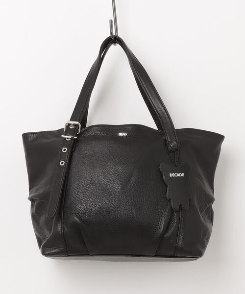 DECADE(ディケイド)の「オイルドカウレザー・ミニトートバッグDECADE(No-01504) Oiled Cow Leather Mini Tote Bag ディケイド(トートバッグ・メンズ・ブラック/ブラック系その他・フリー)」の19枚目の写真