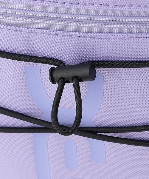 X-girl Stages(エックスガールステージス)の「編み上げバックパック(バックパック/リュック・キッズ・ブラック/ラベンダー・F)」の13枚目の写真