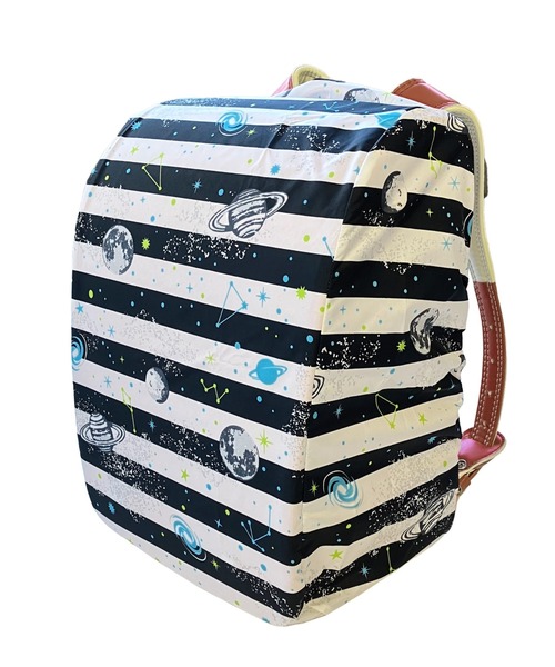 ZAZZY ZAPS（ザジーザップス）の「ｺｽﾓﾎﾞｰﾀﾞｰﾗﾝﾄﾞｶﾊﾞｰ（ランドセル・キッズ・ネイビー/ブラック・FREE）」の2枚目の写真