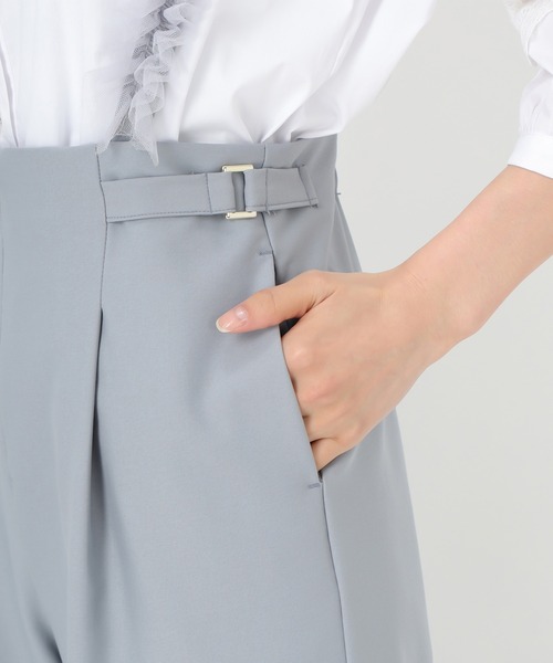 MISCH MASCH（ミッシュマッシュ）の「チュールサスペンダーワイドパンツ（スラックス・レディース・ネイビー/ブルー・S/M）」の18枚目の写真