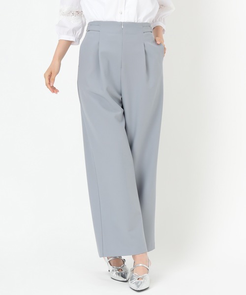 MISCH MASCH（ミッシュマッシュ）の「チュールサスペンダーワイドパンツ（スラックス・レディース・ネイビー/ブルー・S/M）」の10枚目の写真