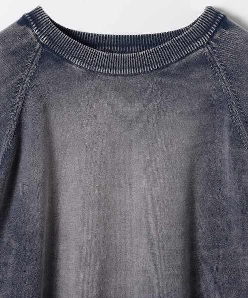 FREAK'S STORE(フリークスストア)の「FREAK’S STORE/フリークスストア ヴィンテージライク ハードブリーチ加工 クルーネックニット/HARD BLEACH CREW NECK KNIT(ニット/セーター・メンズ・ブルー/ブラック/オリーブ・MEDIUM/LARGE)」の15枚目の写真