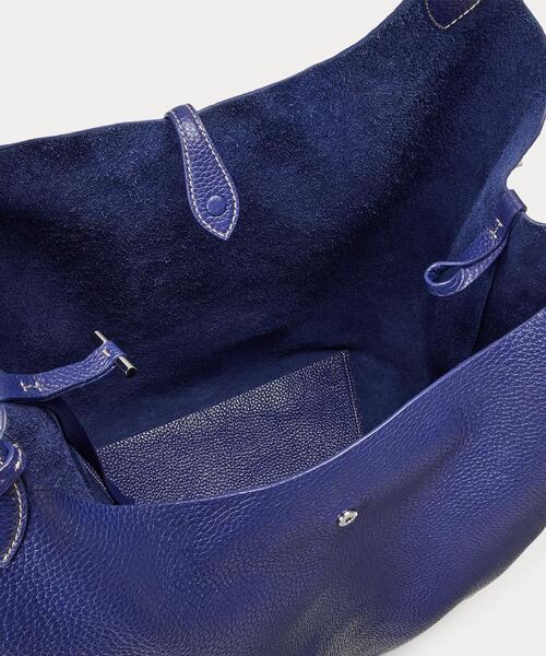 Polo Play レザー ラージ トート（ハンドバッグ）｜POLO RALPH LAUREN