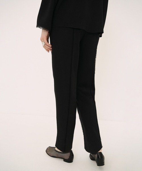 新品未使用タグ付きCLANE FRINGE TAPERED PANTS セール】FRINGE TAPERED PANTS（その他パンツ）｜CLANE（クラネ