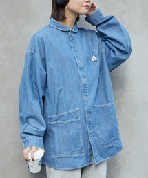 【GEVACO】6ozショールカラーデニムワークシャツ