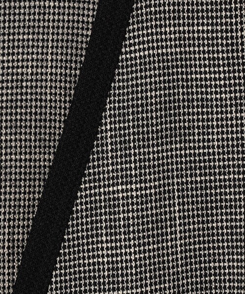 BALLSEY（ボールジィ）の「ポリエステルレーヨンカラミ Vカラージャケット（ノーカラージャケット・レディース・グレー系その他/ホワイト・36）」の12枚目の写真