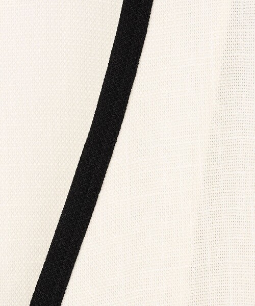 BALLSEY（ボールジィ）の「ポリエステルレーヨンカラミ Vカラージャケット（ノーカラージャケット・レディース・グレー系その他/ホワイト・36）」の15枚目の写真