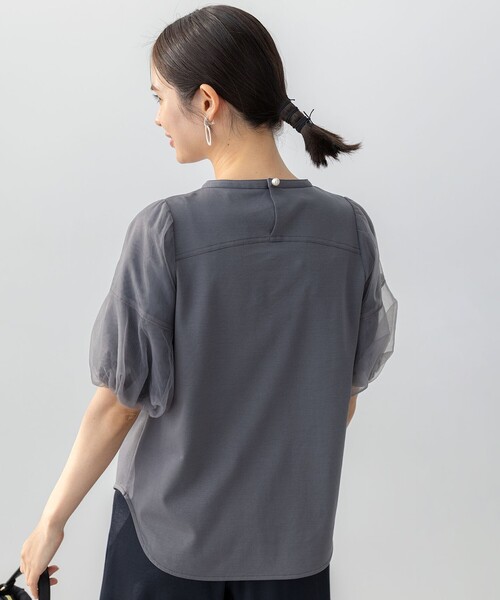 組曲(クミキョク)の「ポンチドッキング Tシャツ(Tシャツ/カットソー・レディース・アイボリー系/グレー系/ブラック系・5/6)」の22枚目の写真