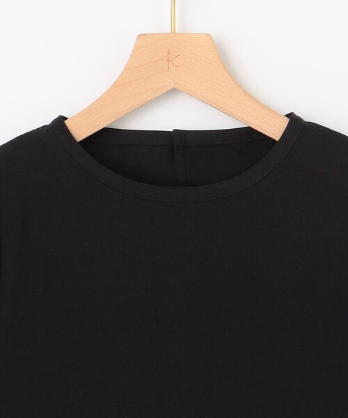 組曲(クミキョク)の「ポンチドッキング Tシャツ(Tシャツ/カットソー・レディース・アイボリー系/グレー系/ブラック系・5/6)」の8枚目の写真